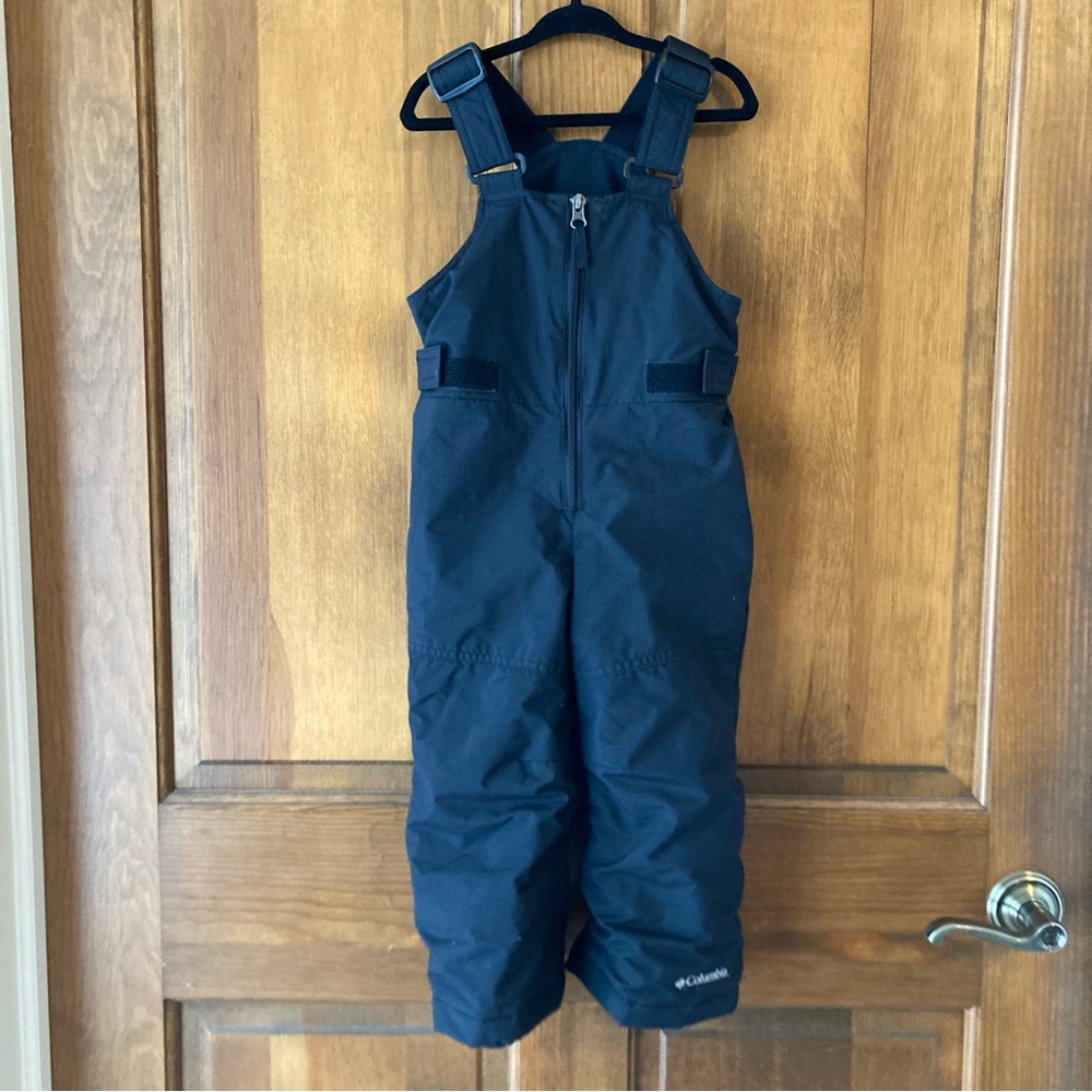 EUC Columbia Snow Bibs Overalls Black Size 3T